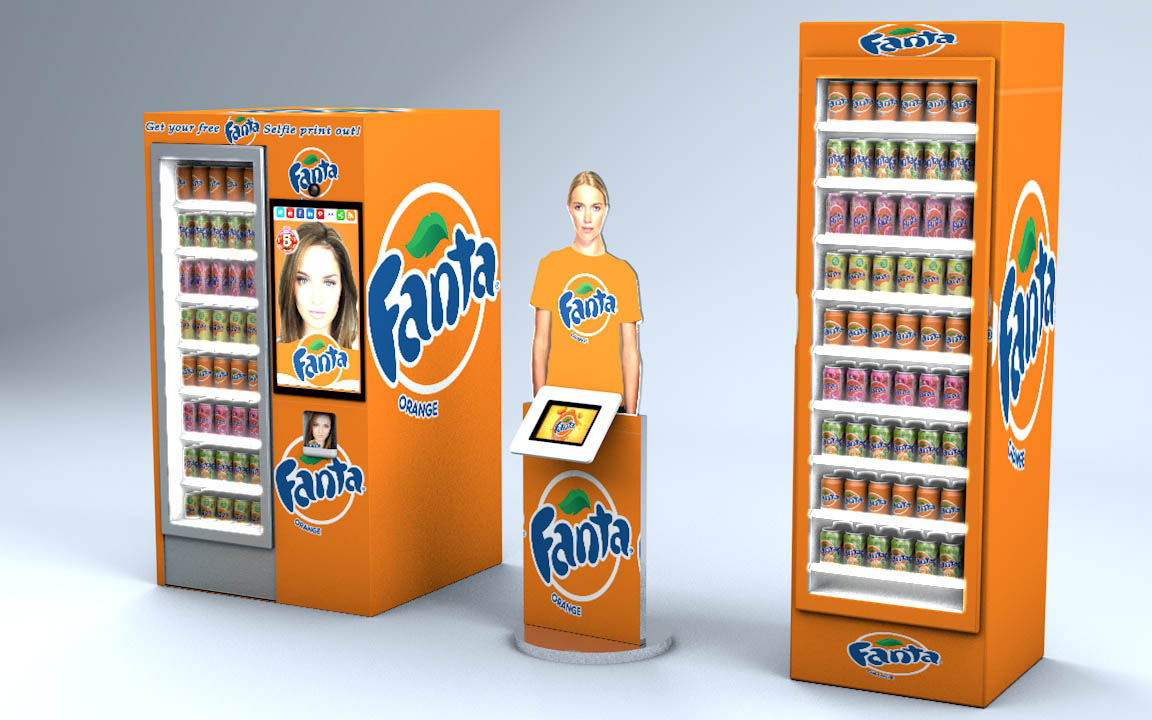 fanta vending machine